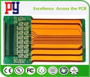 Durable Rigid Flex PCB 4 Layer Polyimide Fr4 Base Material 4 MIL Hole Size